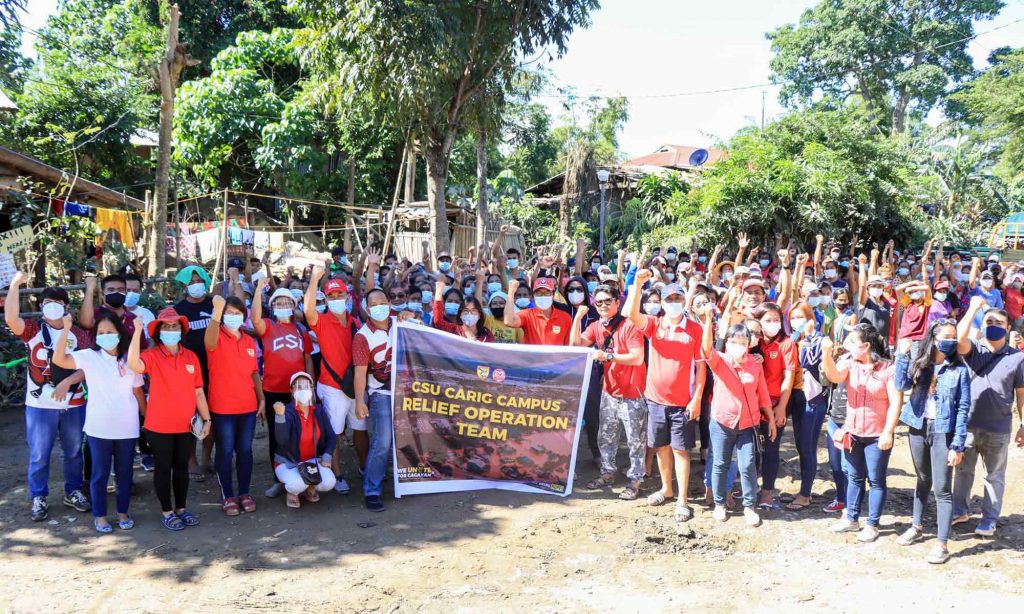 Cagayan State University students organized for road show creating awareness 