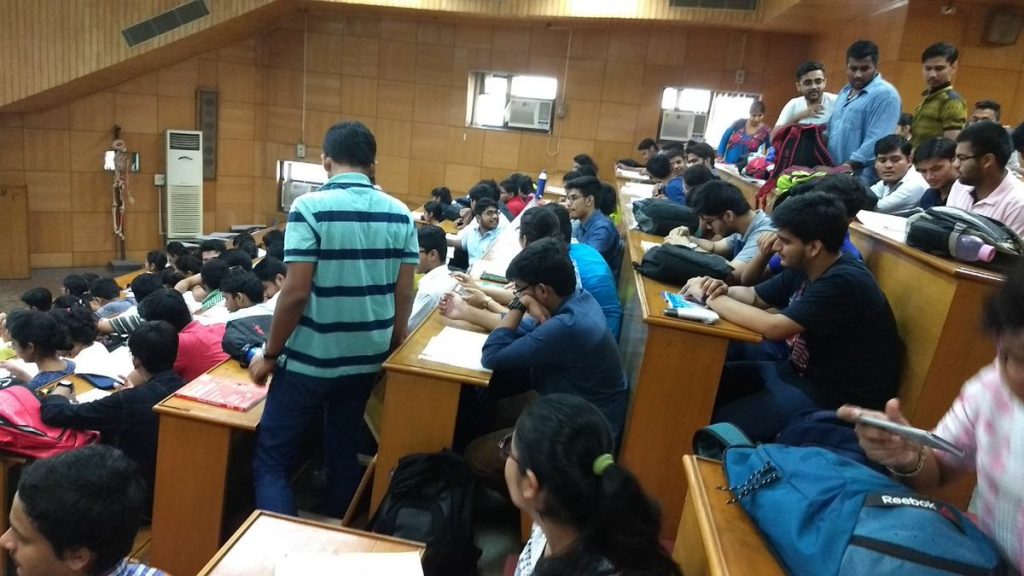 Government Medical College students in their classrooms